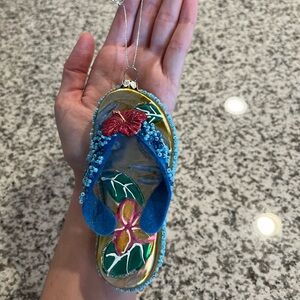 Tropical Flip Flop Ornament